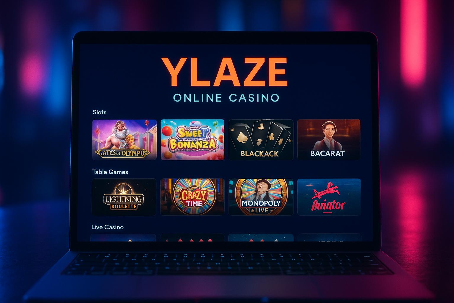 Jogos de cassino online inovadores e emocionantes na YLAZE