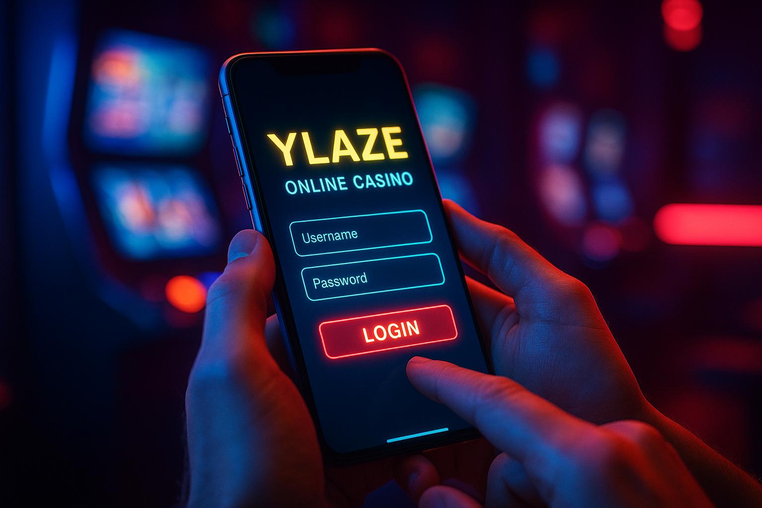 Login no Cassino YLAZE